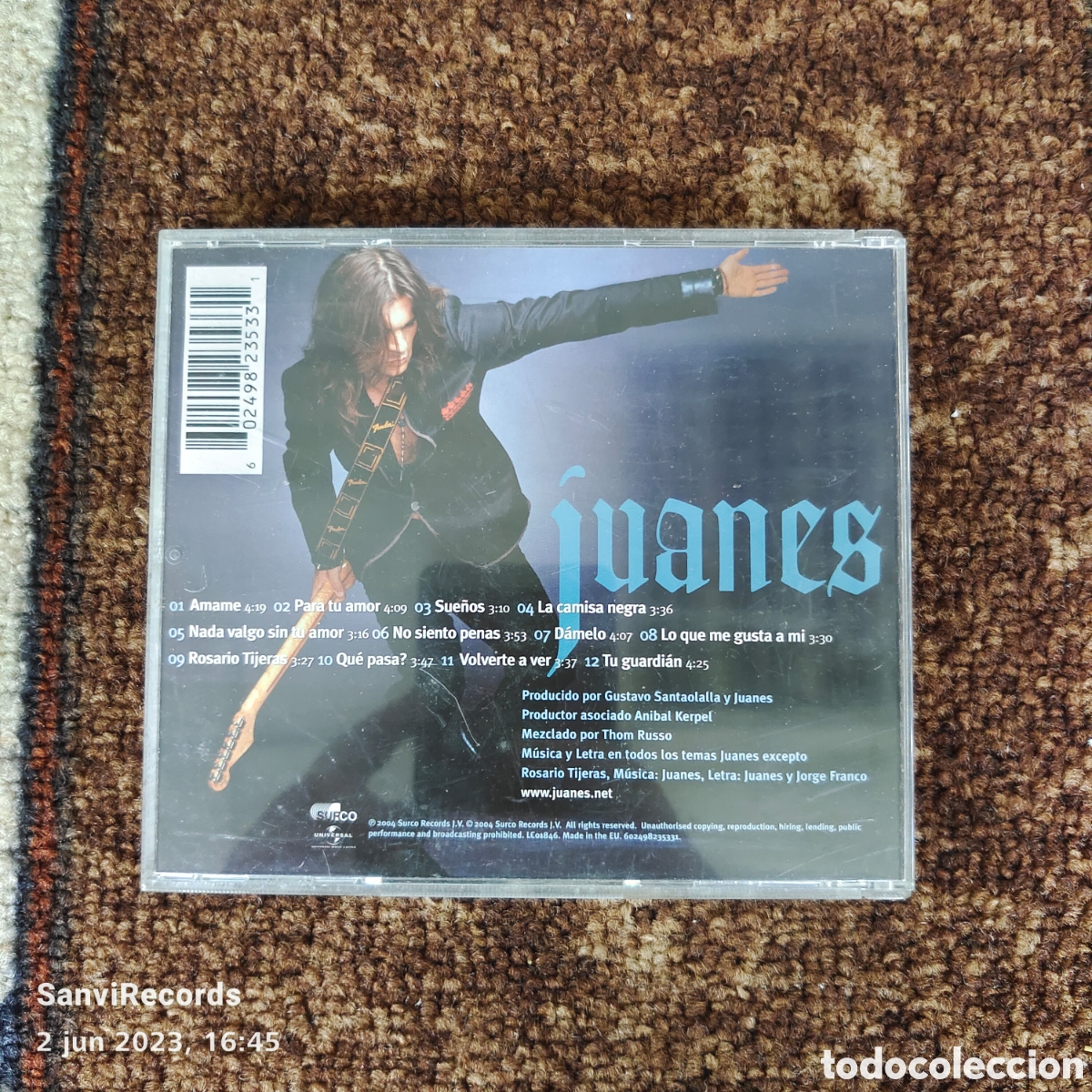 CDs de m&uacute;sica: CD JUANES: MI SANGRE - Foto 2