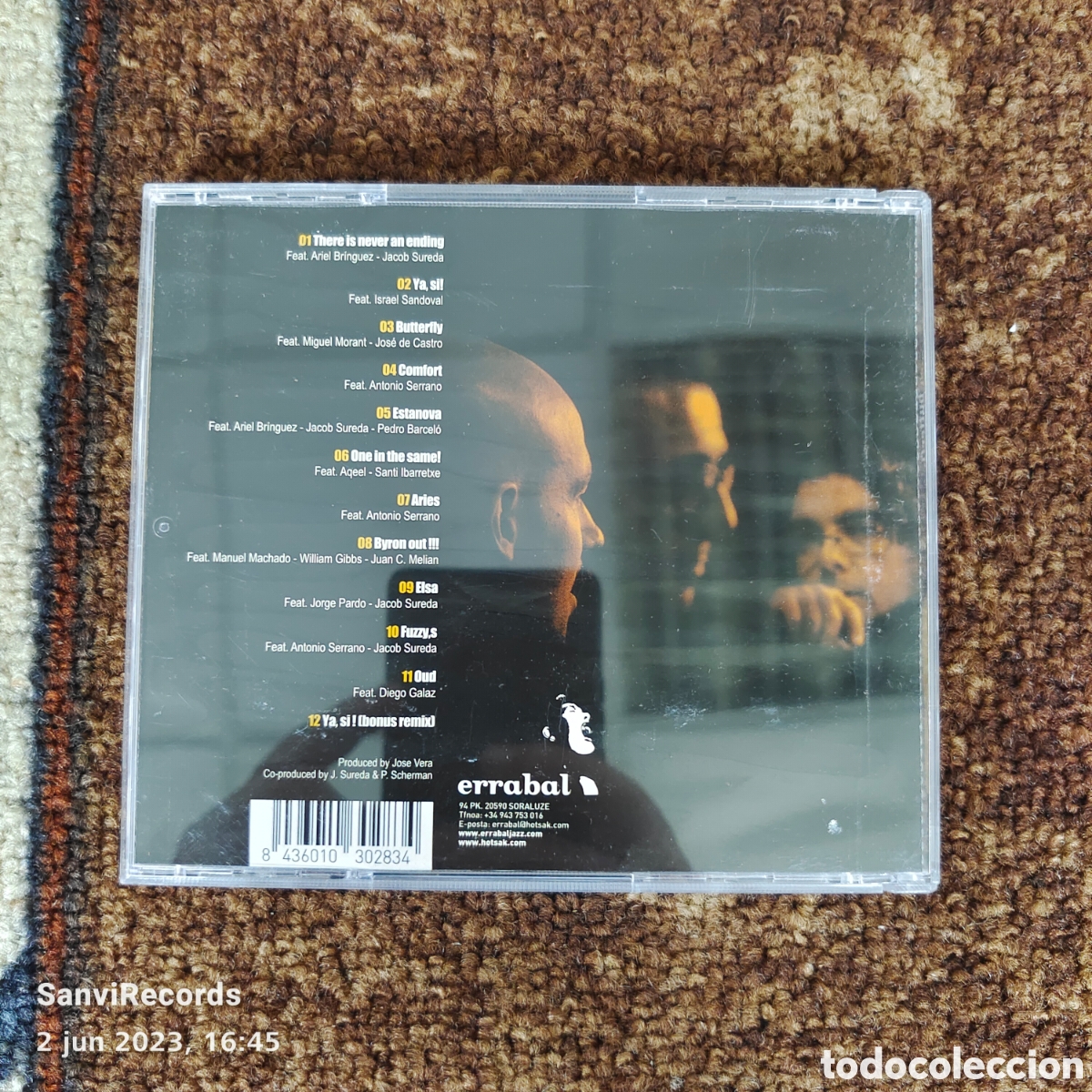 CDs de m&uacute;sica: CD JVERA: BUTTERFLY - Foto 2