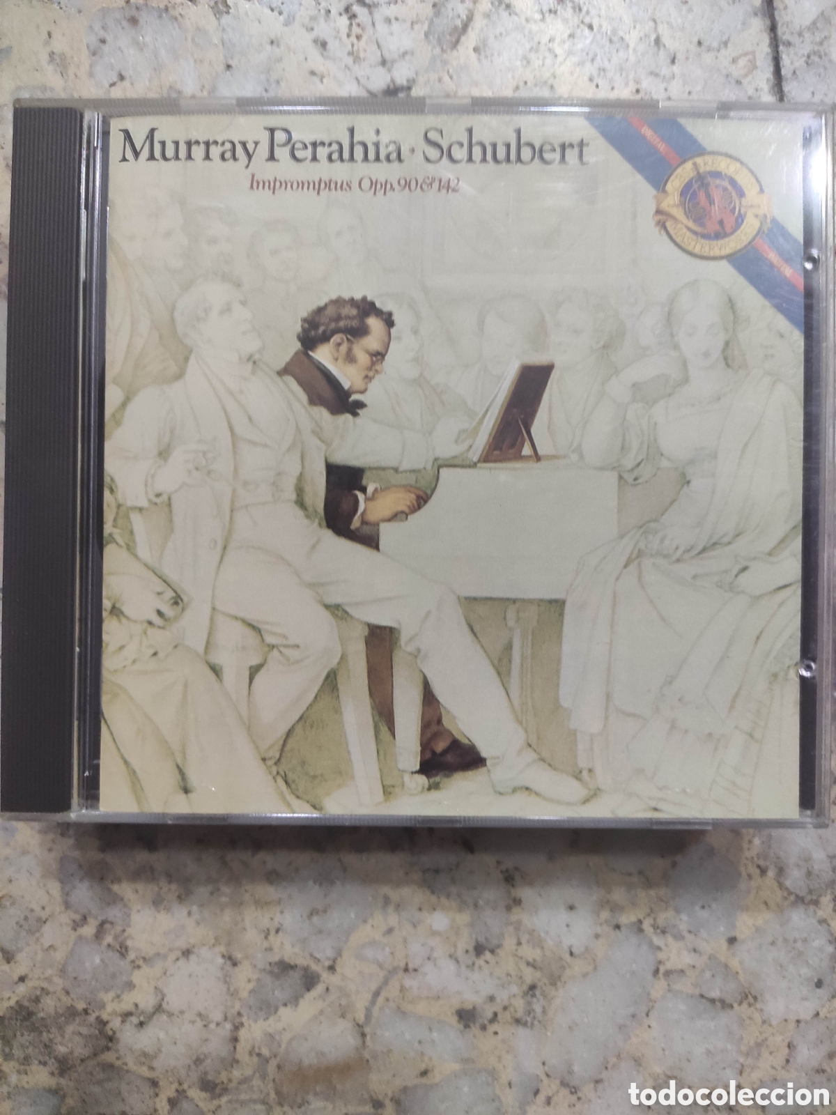 CDs de m&uacute;sica: CD MURRAY PERAHIA. SCHUBERT. IMPROMPTUS OP 90 Y 142 - Foto 1
