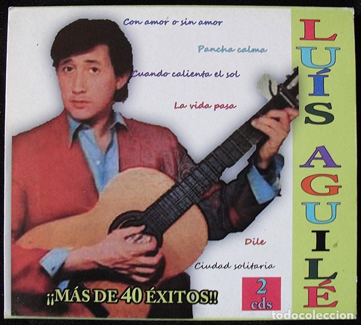 CDs de m&uacute;sica: LUIS AGUILE 2 CD MAS DE 40 EXITOS - Foto 1