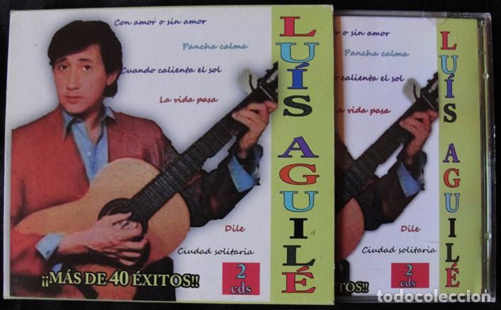 CDs de m&uacute;sica: LUIS AGUILE 2 CD MAS DE 40 EXITOS - Foto 3