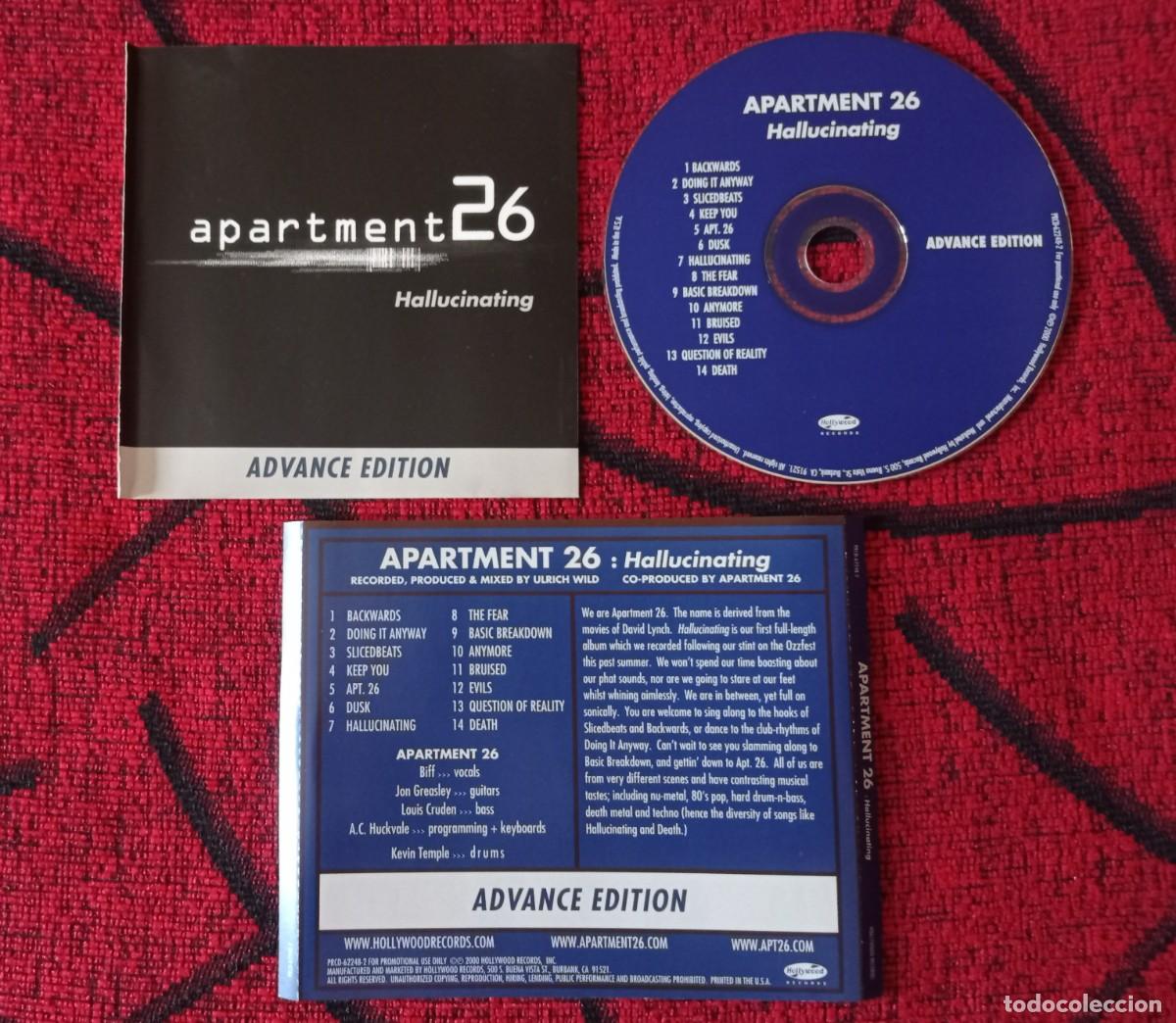Musik-CDs: APARTMENT 26 ** Hallucinating ** ADVANCE EDITION 2000 USA CD PROMOCIONAL
