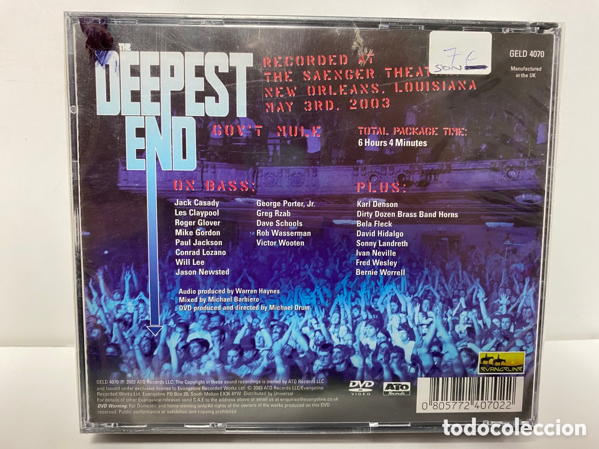 CDs de m&uacute;sica: Govt Mule - The Deepest End (2xCD + DVD) *Precintado* - Foto 2