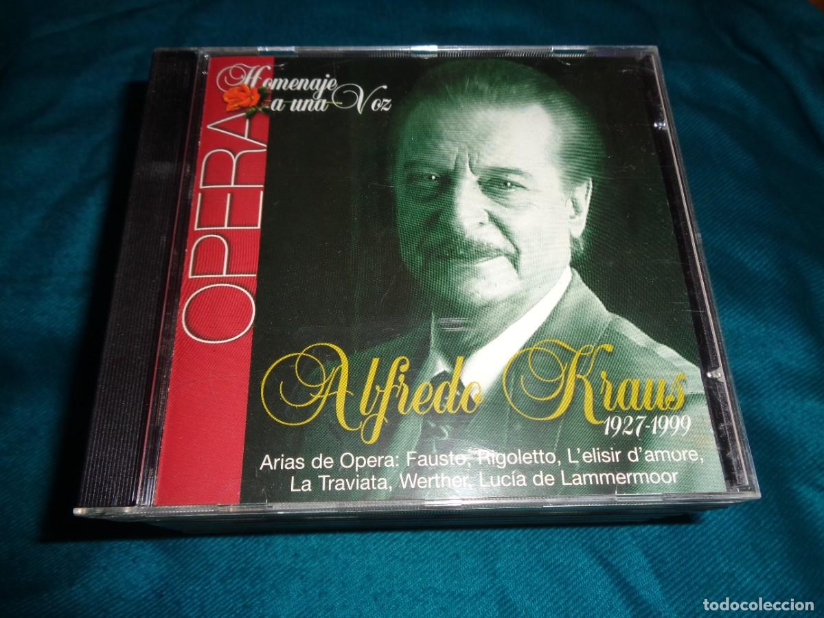 CDs de m&uacute;sica: ALFREDO KRAUS. HOMENAJE A UNA VOZ. CD. IMPECABLE - Foto 1