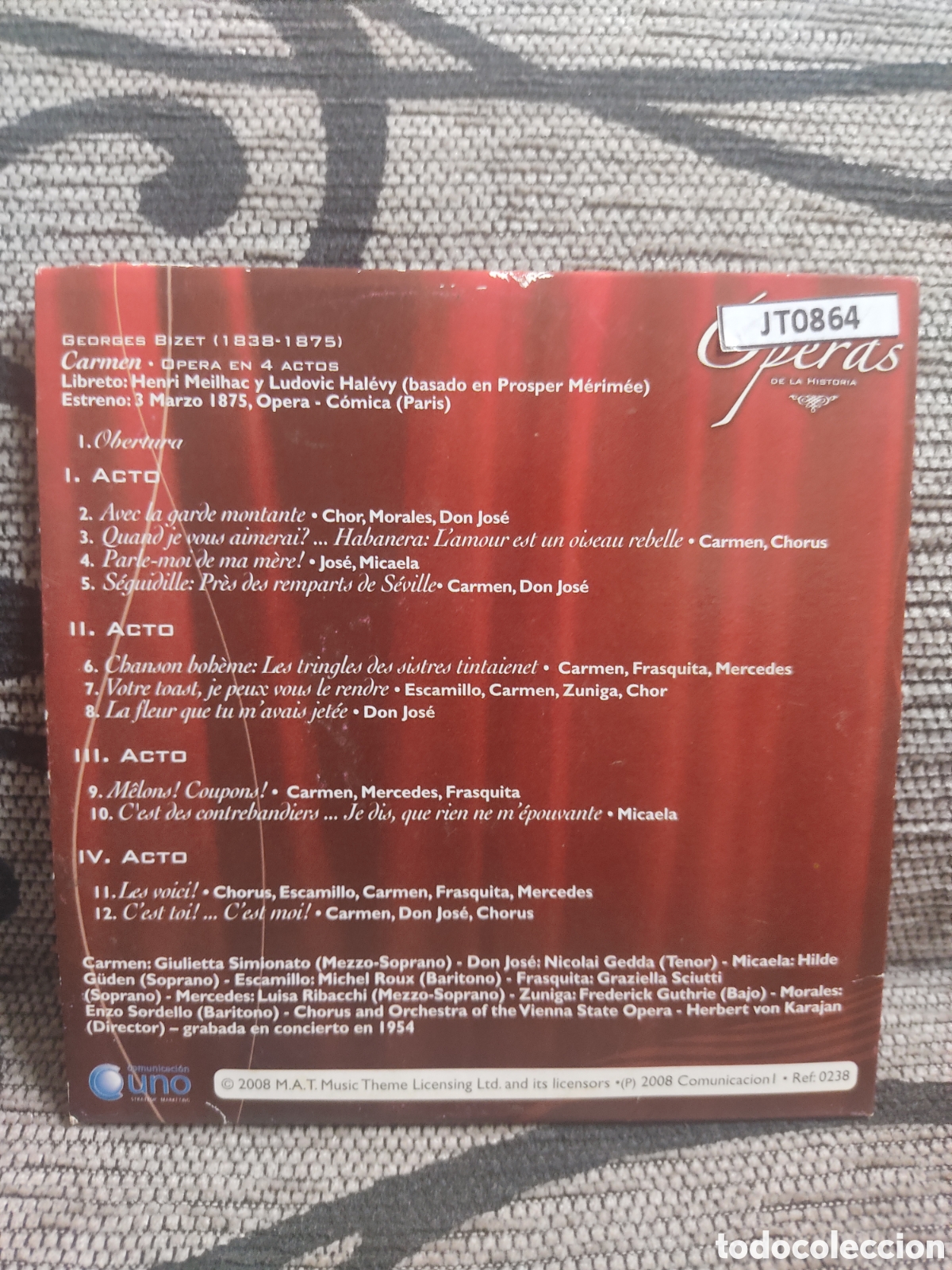 CDs de m&uacute;sica: Bizet - Carmen - Foto 2