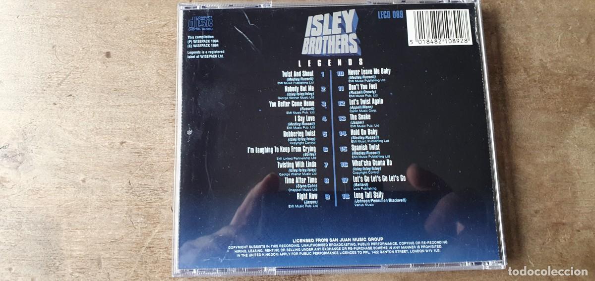 CDs de m&uacute;sica: ISLEY BROTHERS. LEGENDS. CD - Foto 2