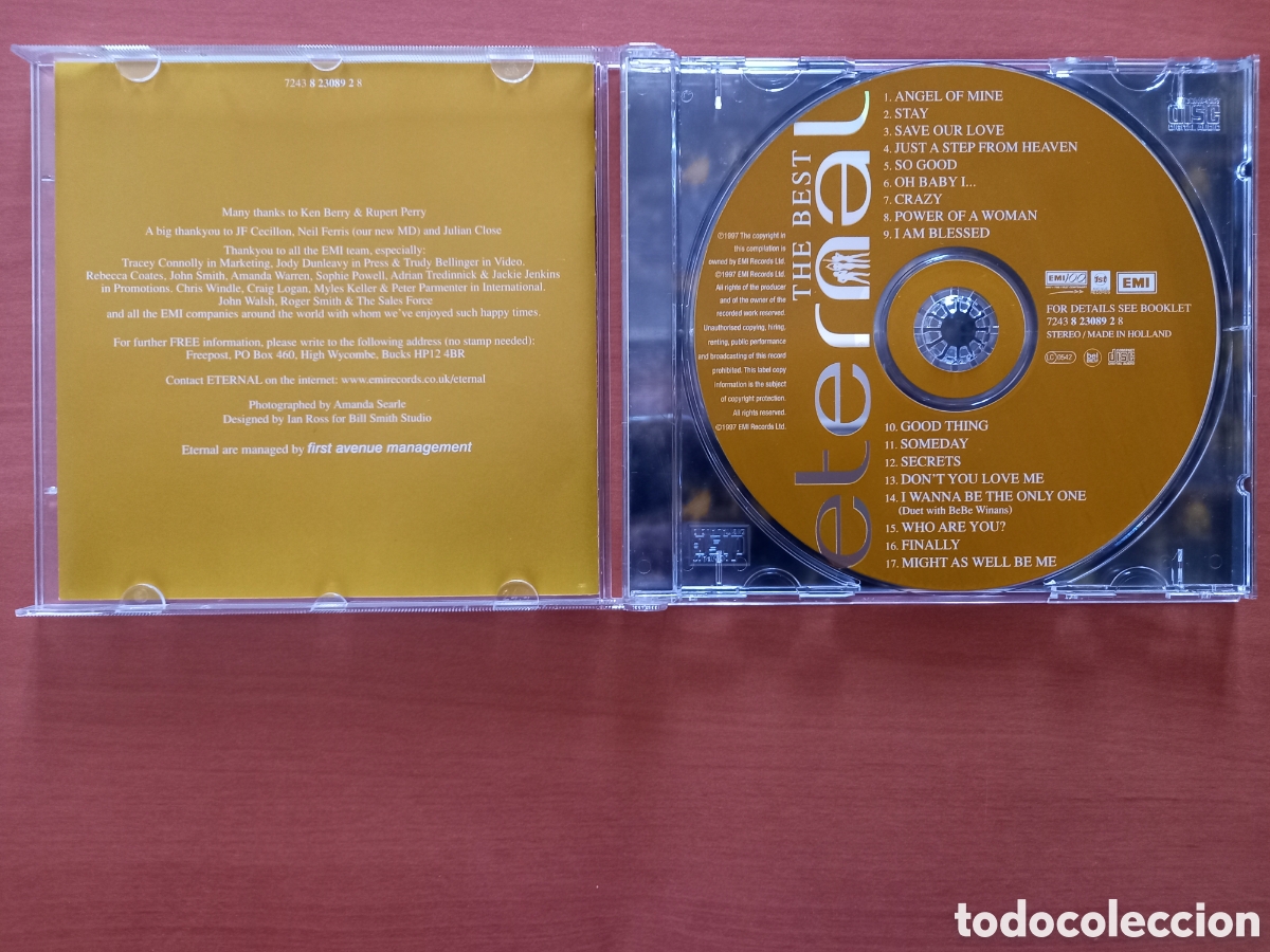 CDs de m&uacute;sica: ETERNAL &rdquo;THE BEST&rdquo; CD 1997 - Foto 2