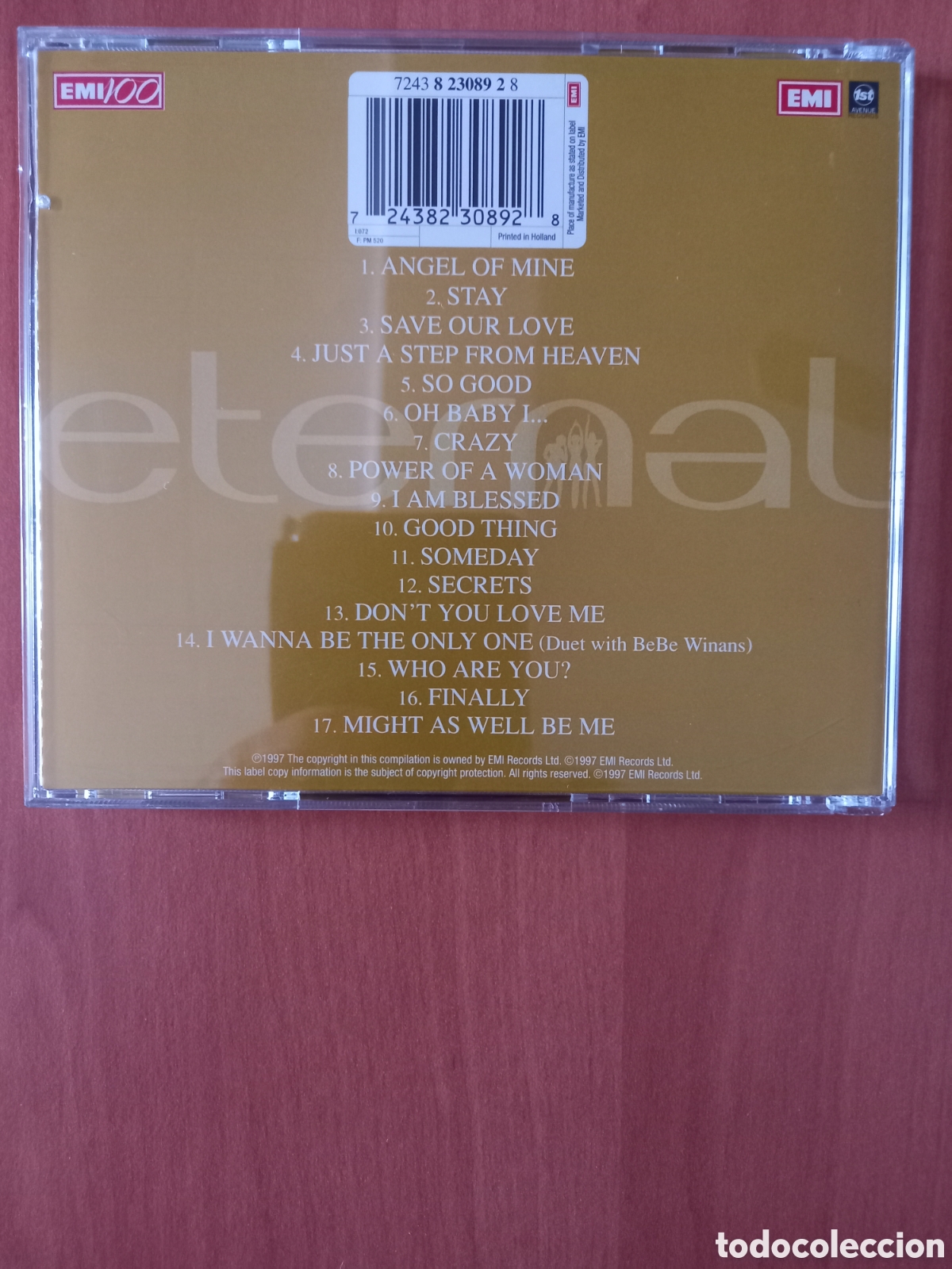CDs de m&uacute;sica: ETERNAL &rdquo;THE BEST&rdquo; CD 1997 - Foto 3