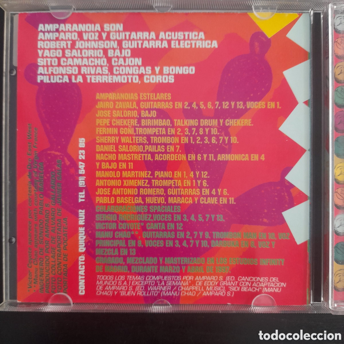 CDs de m&uacute;sica: Amparanoia &ndash; El Poder De Mach&iacute;n. CD, Album - Foto 2