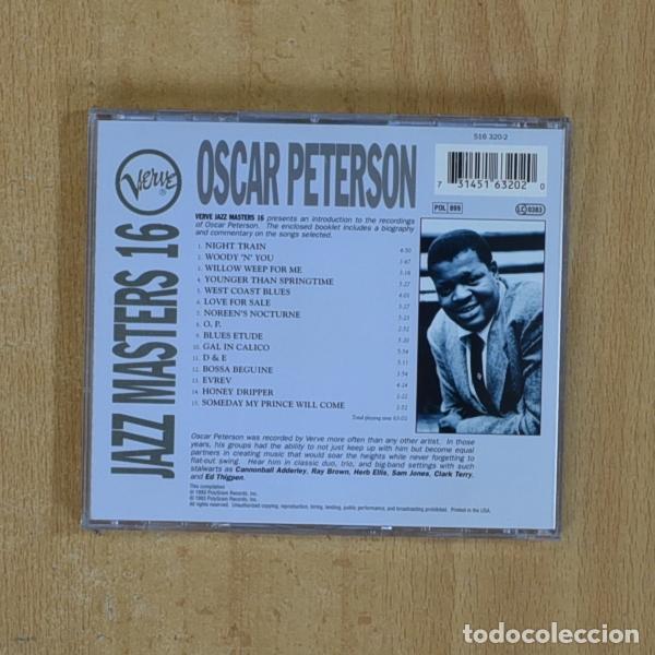 CDs de m&uacute;sica: OSCAR PETERSON - JAZZ MASTERS 16 - CD - Foto 2