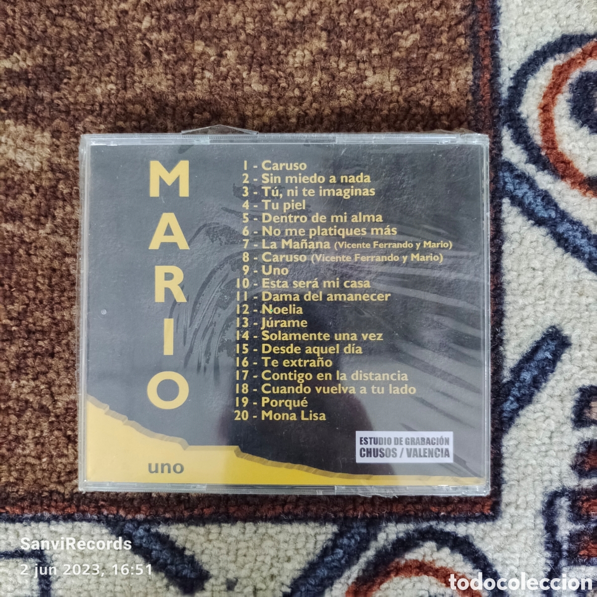 CDs de m&uacute;sica: CD MARIO: UNO - Foto 2