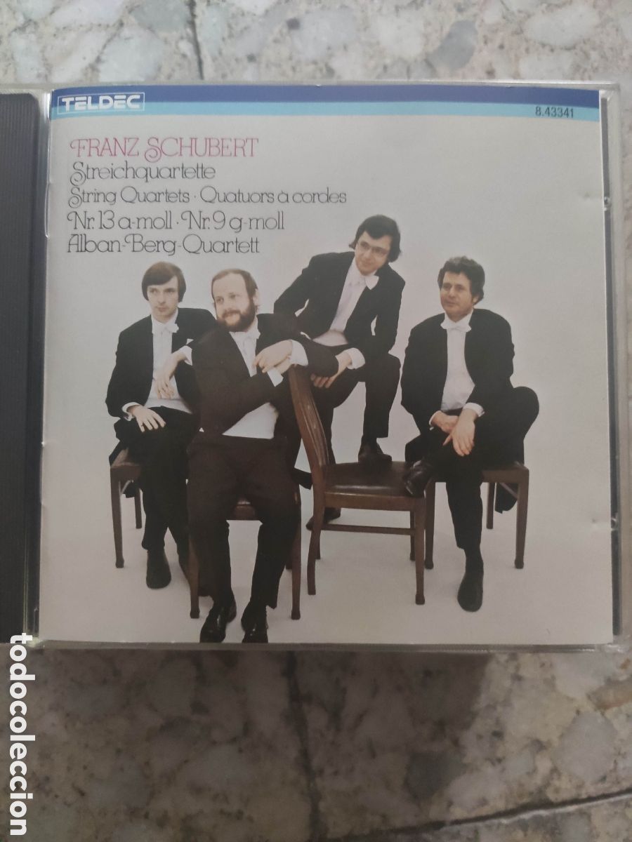 CDs de m&uacute;sica: CD SCHUBERT. ALBAN BERG QUARTETT. STREICHQUARTETTE, STRING QUARTETS - Foto 1
