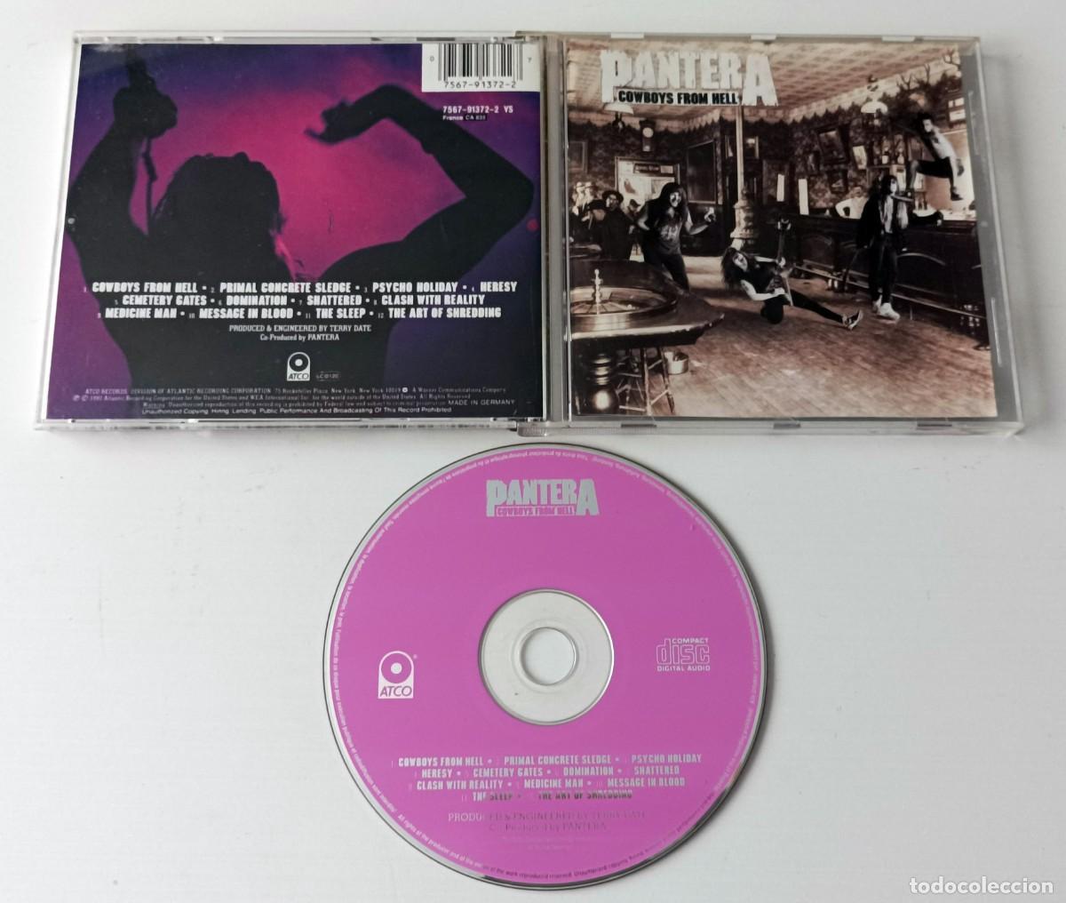 CDs de m&uacute;sica: CD PANTERA - COWBOYS FROM HELL - Foto 2