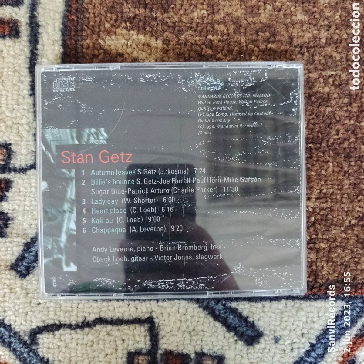 CDs de m&uacute;sica: CD JAZZ MASTERS: STAN GETZ - Foto 2