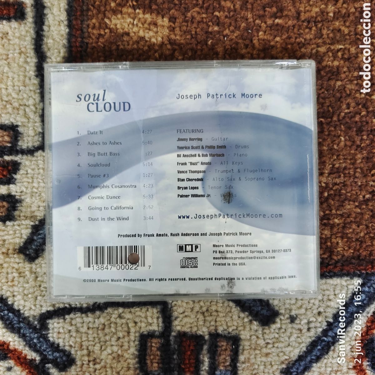 CDs de m&uacute;sica: CD SOUL CLOUD: JOSHEP PATRICK MOORE - Foto 2