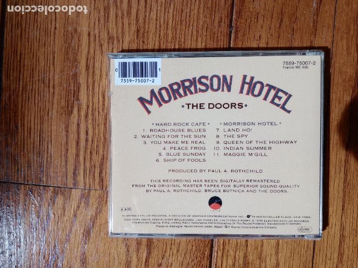 CDs de m&uacute;sica: The Doors - Morrison hotel - Foto 3