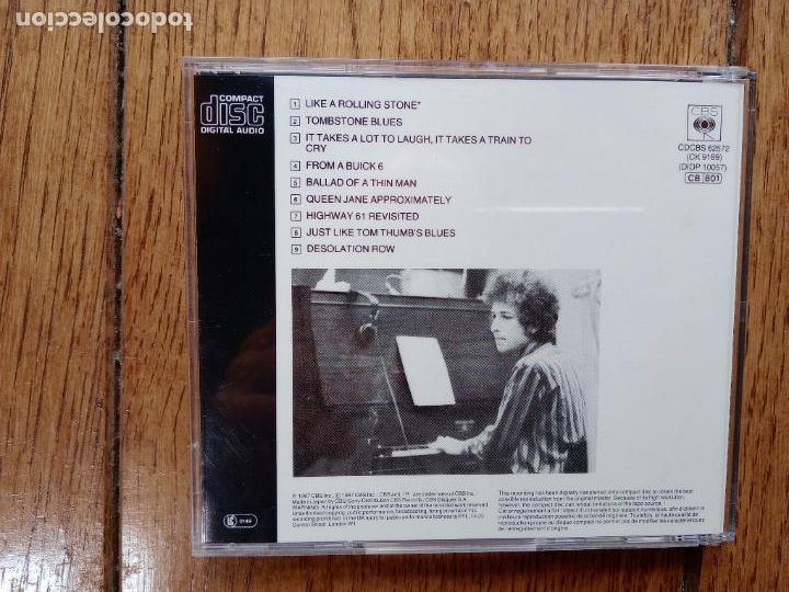 CDs de m&uacute;sica: Bob Dylan - Highway 61 Revisited - Foto 3