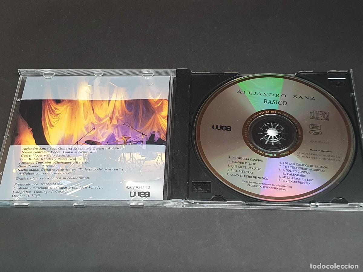 CDs de m&uacute;sica: CD ALEJANDRO SANZ - BASICO - 1993 - Foto 2