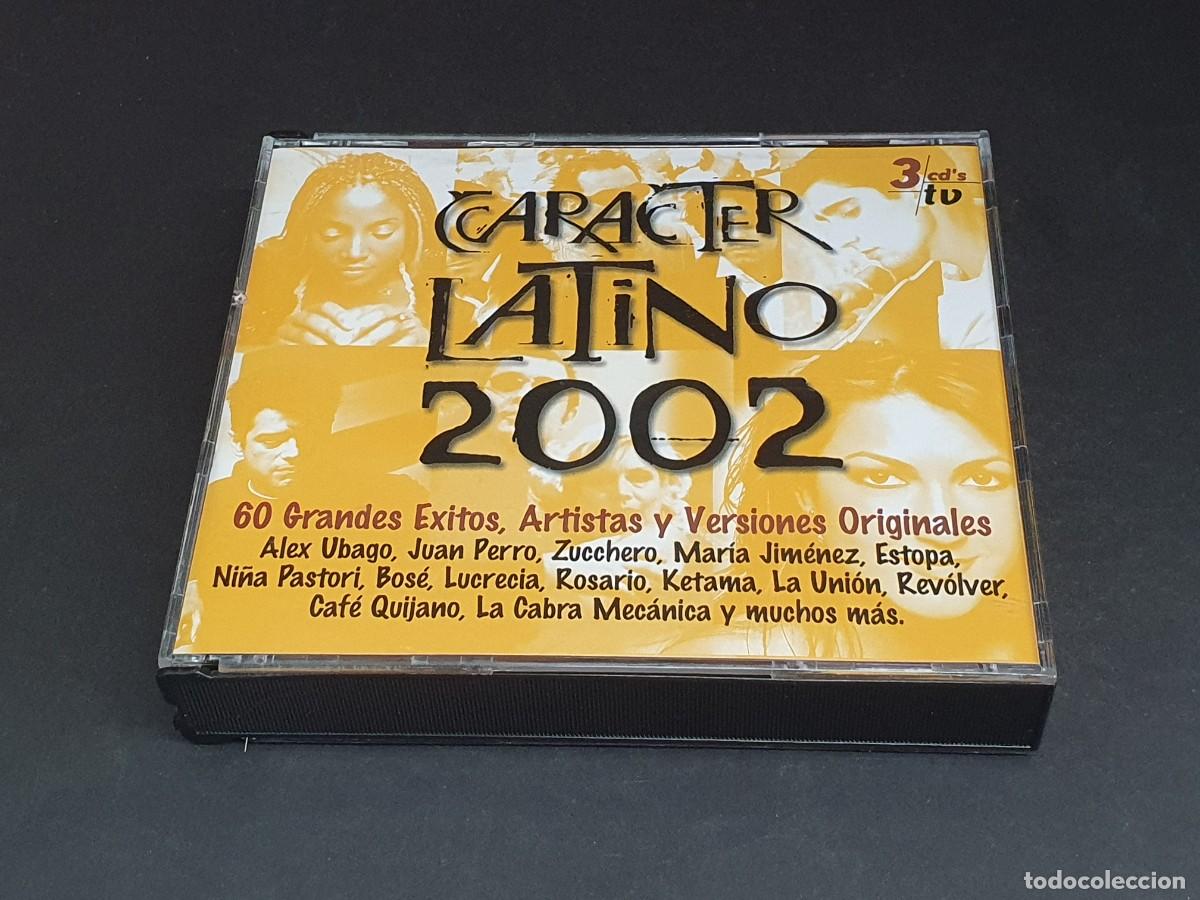 CDs de m&uacute;sica: 3CD CARACTER LATINO 2002 - Foto 1