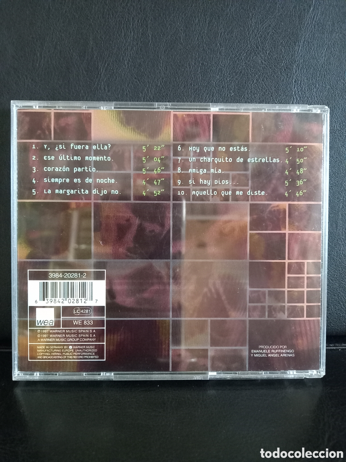 CDs de m&uacute;sica: ALEJANDRO SANZ &rdquo;M&Aacute;S&rdquo; CD 1997 - Foto 3