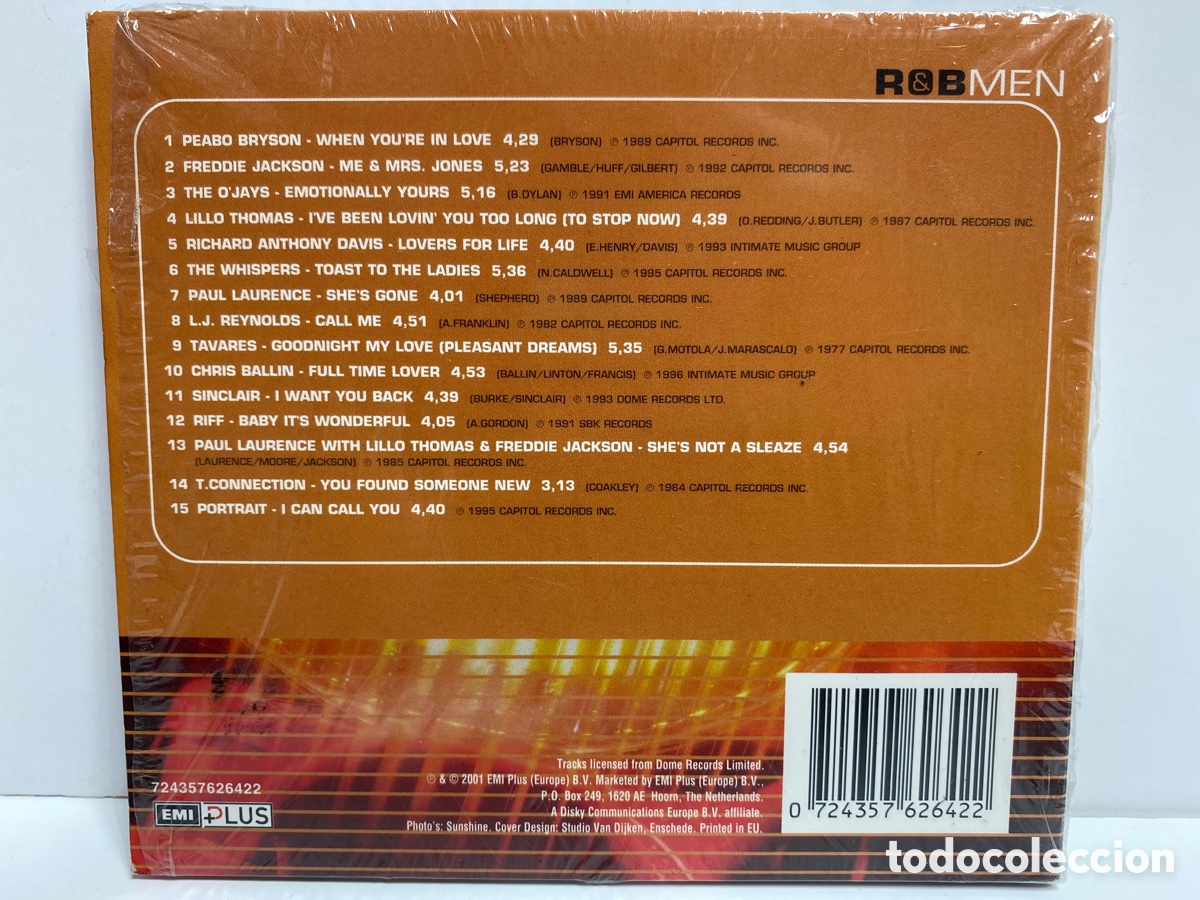 CDs de m&uacute;sica: Various - R&B Men (CD, Album) - Foto 2