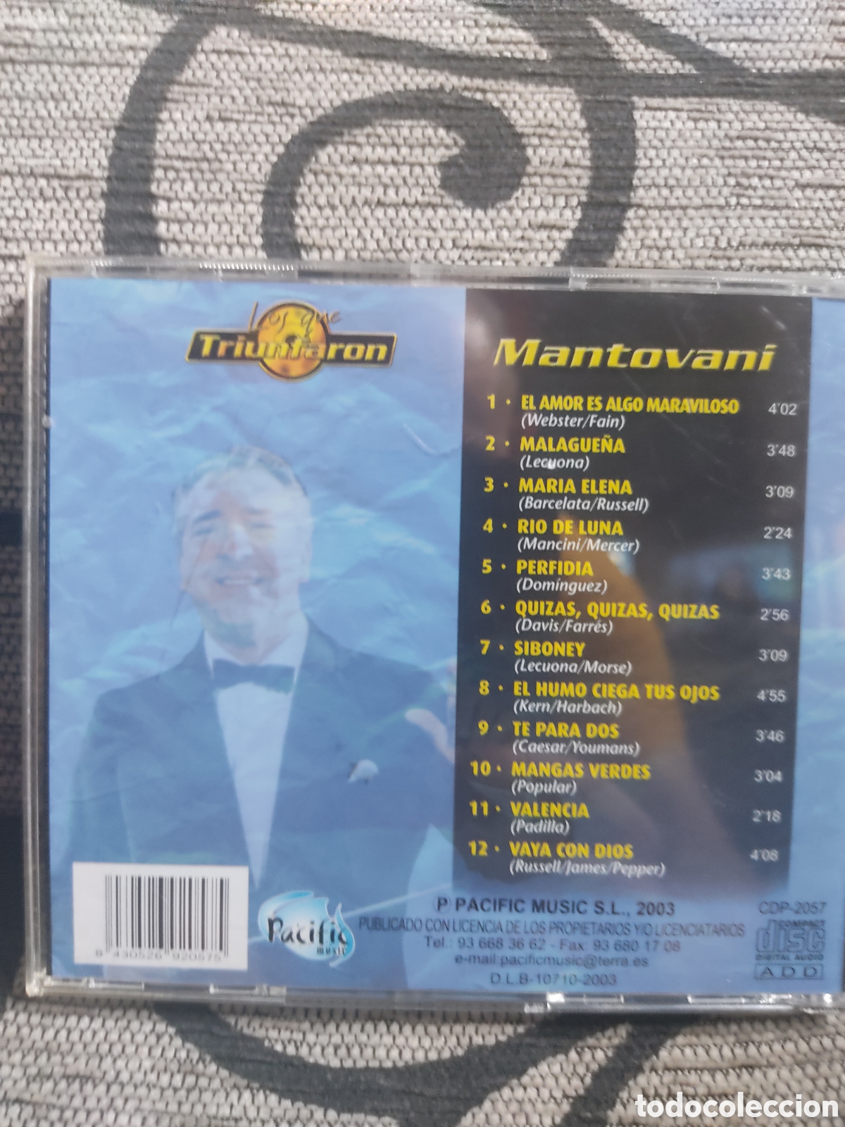 CDs de m&uacute;sica: Los que triunfaron - Mantovani - Foto 2