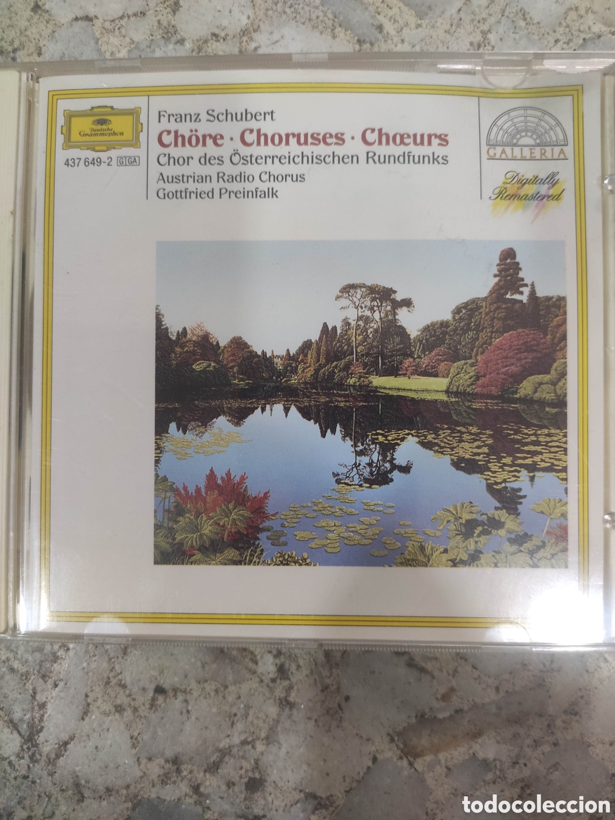 CDs de m&uacute;sica: CD SCHUBERT CHORE CHORUSES. COTTFRIED PREINFALK - Foto 1