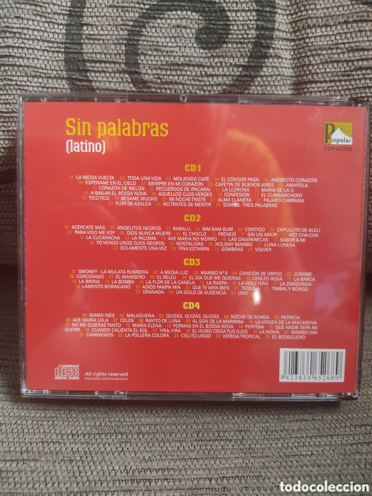 CDs de m&uacute;sica: Sin palabras latino - Foto 2