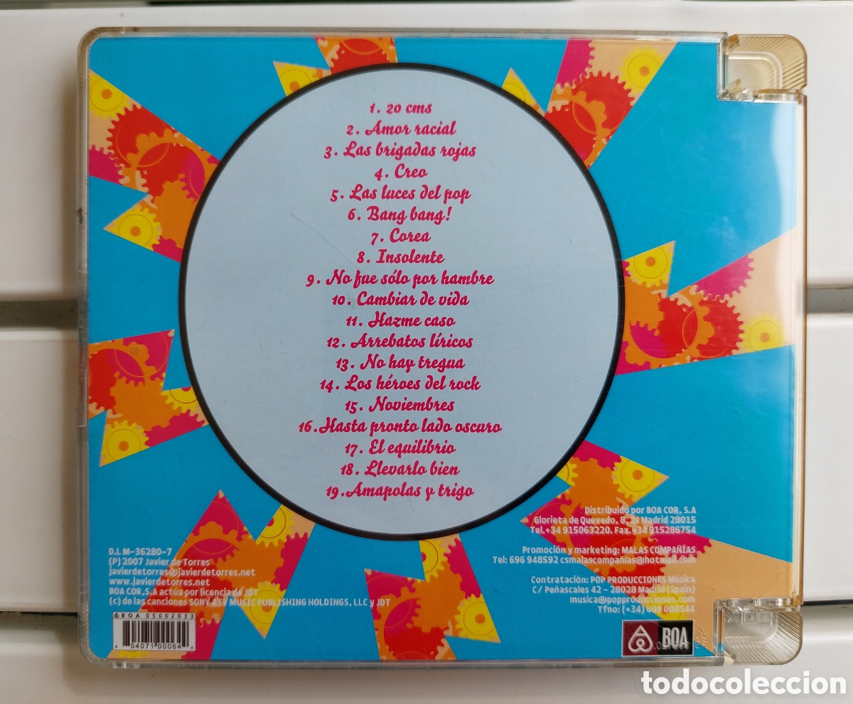 CDs de m&uacute;sica: Javier de Torres CD Insolente (pop indie) - Foto 3