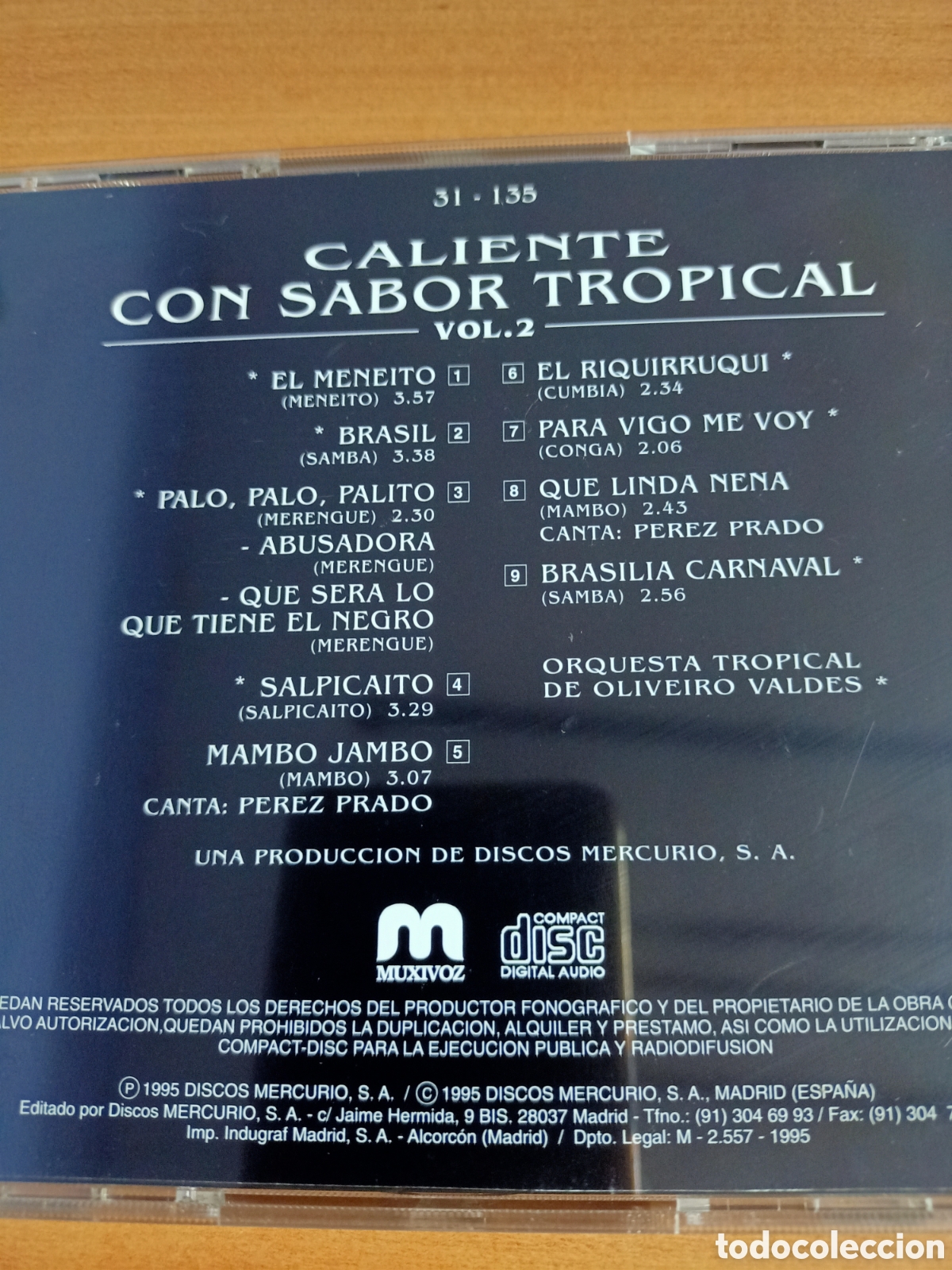 CDs de m&uacute;sica: Caliente con sabor tropical vol 2 - Foto 2