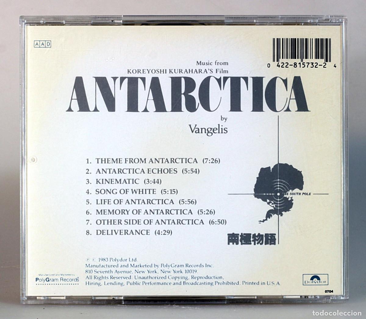 CDs de m&uacute;sica: CD Antarctica - VANGELIS - Foto 2