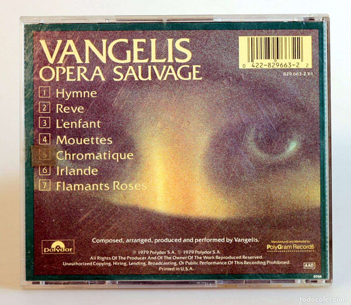 CDs de m&uacute;sica: CD Opera Sauvage - VANGELIS - Foto 2
