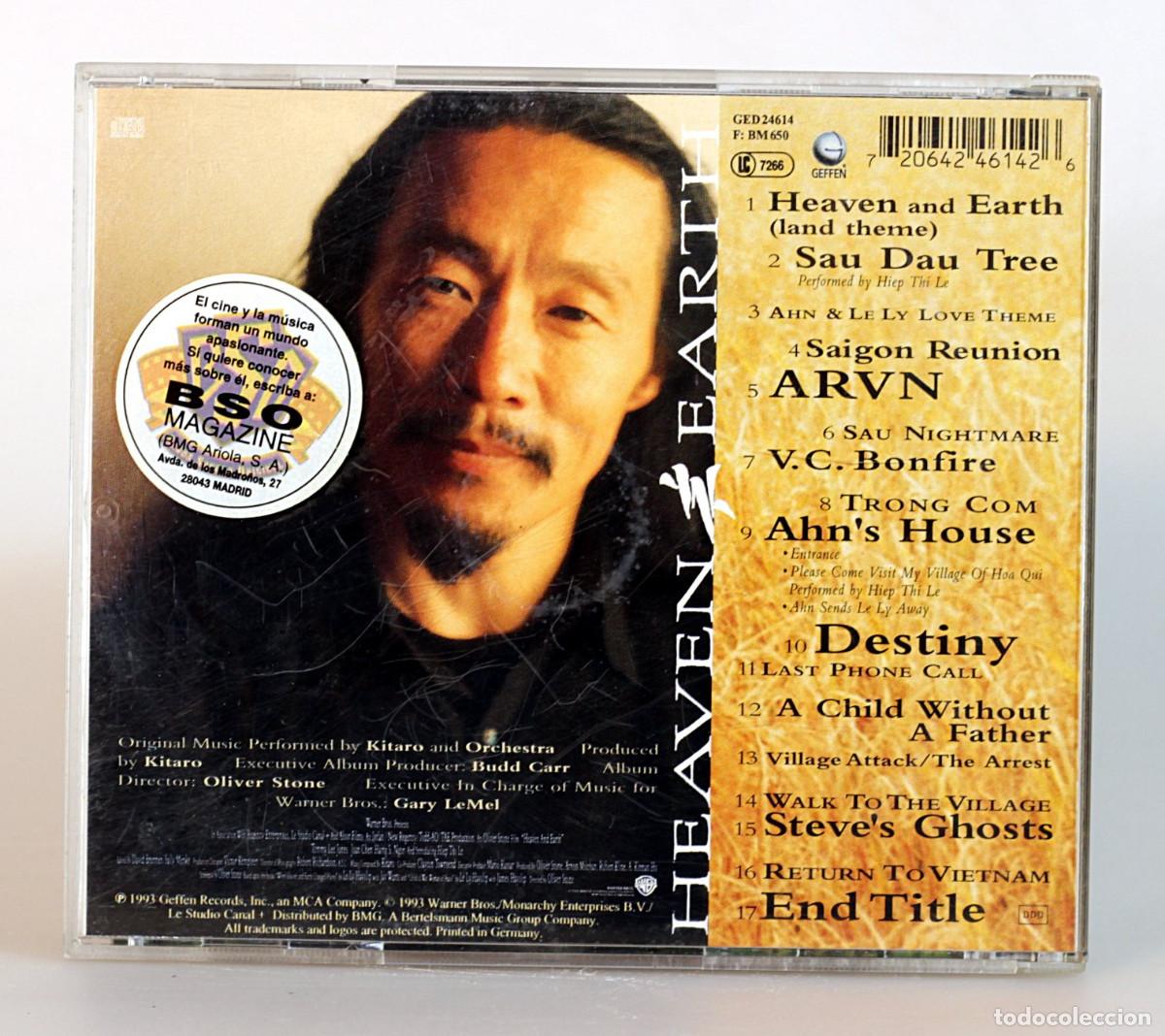 CDs de m&uacute;sica: CD Heaven & Earth - KITARO - Foto 2