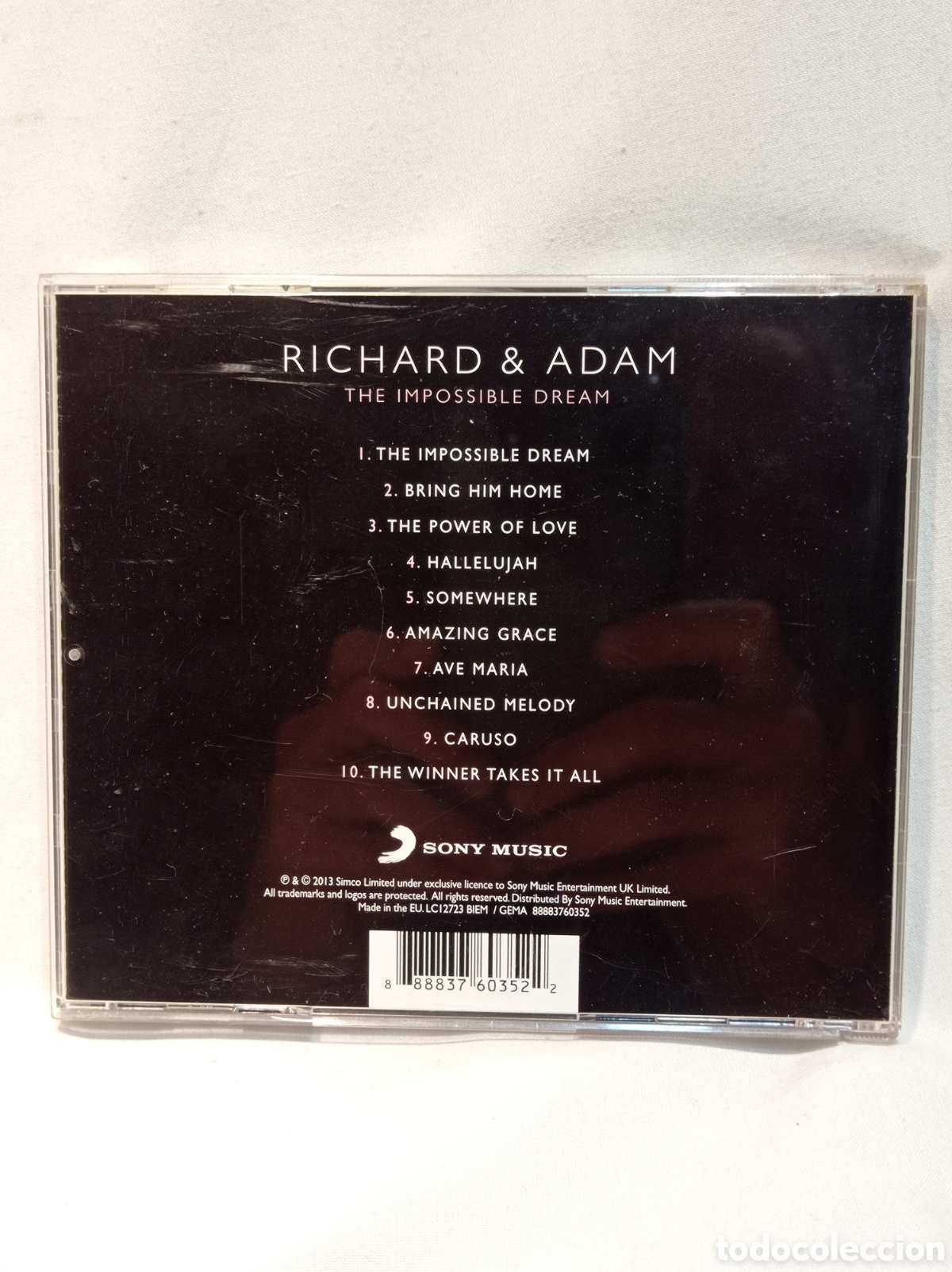 CDs de m&uacute;sica: CD RICHARD AND ADAM THE IMPOSSIBLE DREAM. - Foto 2
