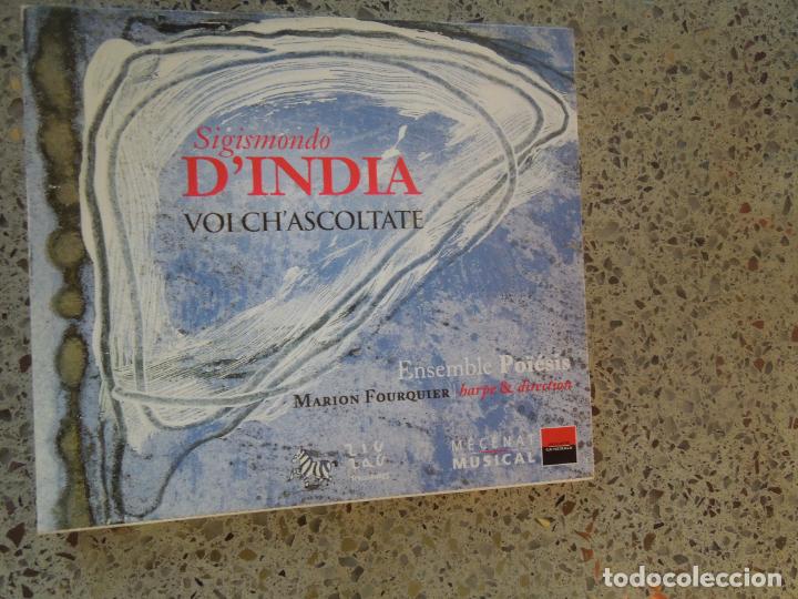 Musik-CDs: SIGISMONDO D'INDIA - VOLCH&acute;ASCOLTATE - ENSEMBLE PO&Iuml;&Eacute;SIS - CD -MARION FOURQUIER