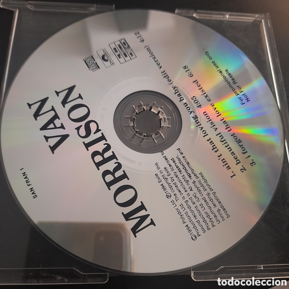 CDs de m&uacute;sica: Van Morrison &ndash; 3 Track Cd Sampler. 1994, UK. Promo - Foto 3