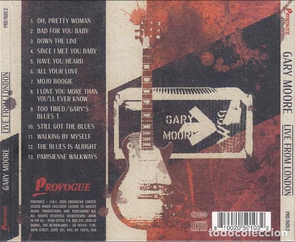 CDs de m&uacute;sica: Gary Moore &ndash; Live From London - Foto 4