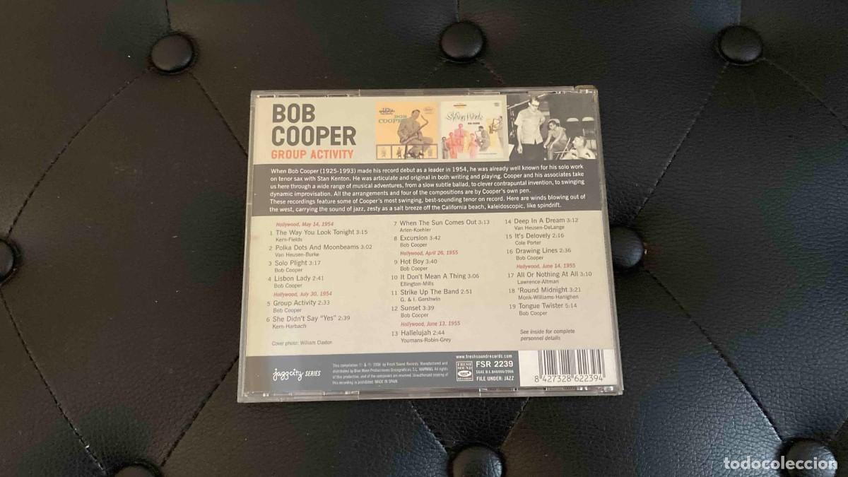 CDs de m&uacute;sica: CD. Bob Cooper. Group activity - Foto 2