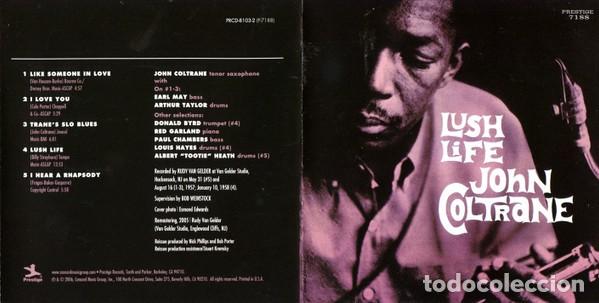 CDs de m&uacute;sica: John Coltrane &ndash; Lush Life - Foto 3