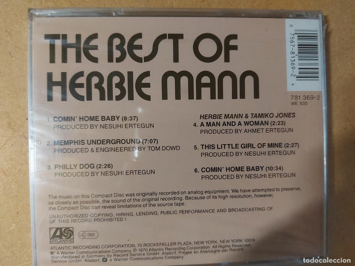 CDs de m&uacute;sica: Herbie Mann, the best, CD (precintado) - Foto 2