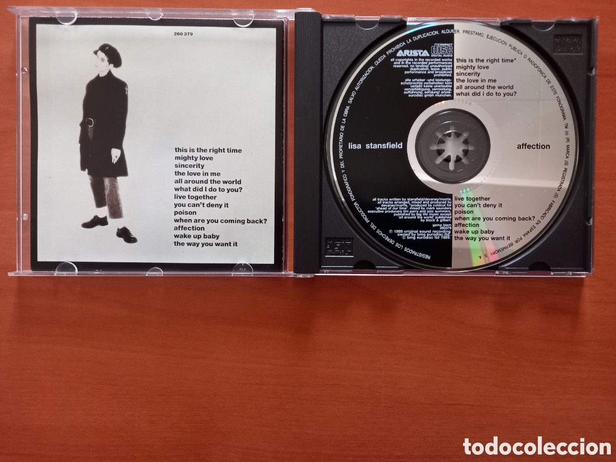 CDs de m&uacute;sica: LISA STANSFIELD &rdquo;AFFECTION&rdquo; CD 1990 - Foto 2