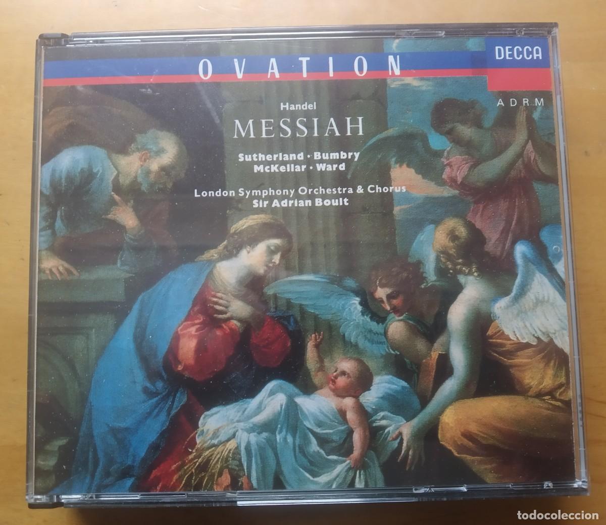 CDs de m&uacute;sica: HANDEL MESSIAH OVATION DECCA 3 CD - Foto 1