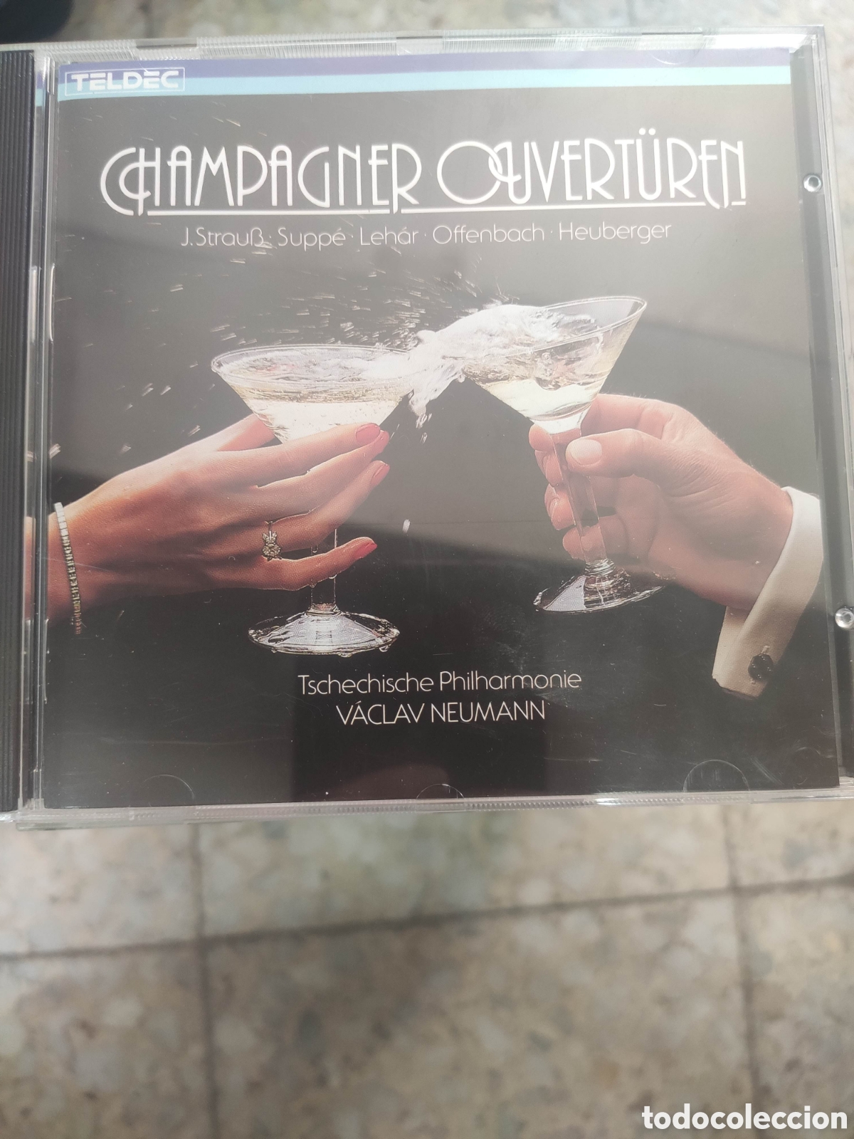 Music CDs: CD CHAMPAGNER OUVERTUREN. VACLAV NEUMANN. STRAUSS SUPPE LEHAR OFFENBACH, HEUBERGER