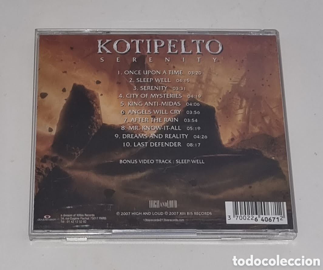 CDs de m&uacute;sica: KOTIPELTO / CD / SERENITY - Foto 3