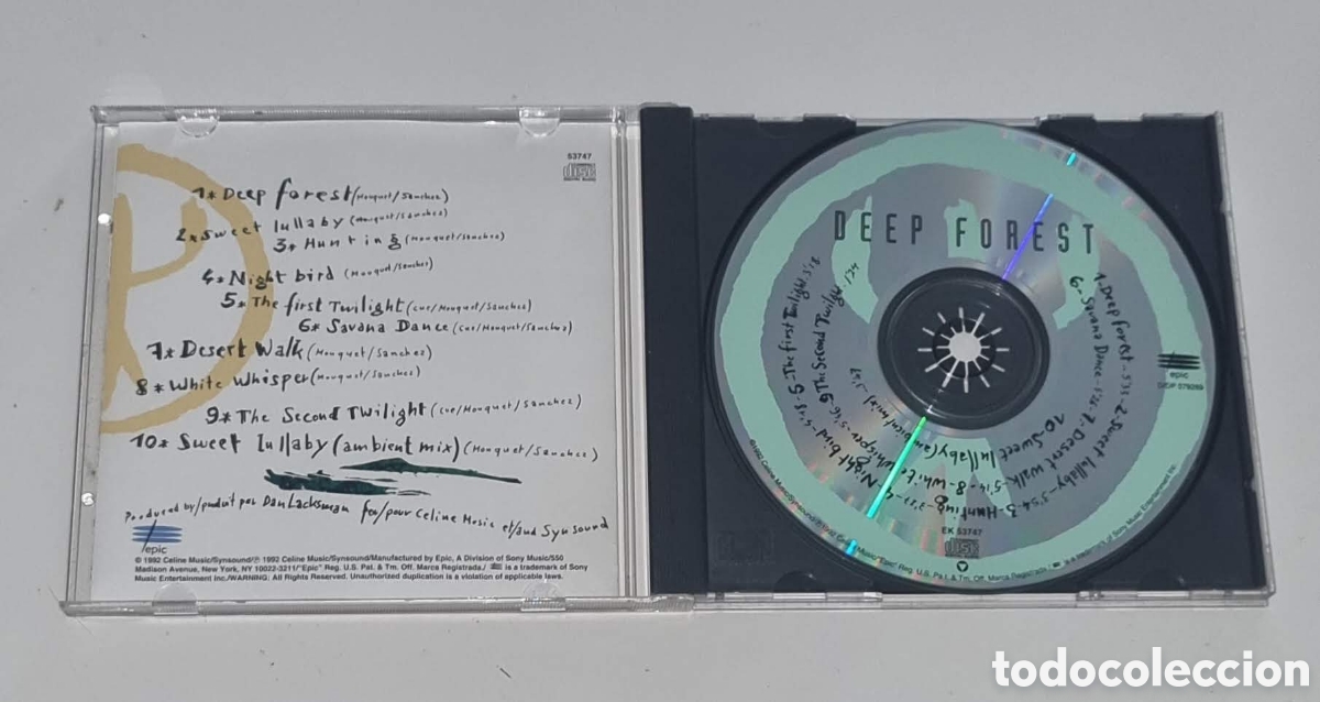 CDs de m&uacute;sica: DEEP FOREST / CD 1993 US / DEEP FOREST - Foto 2