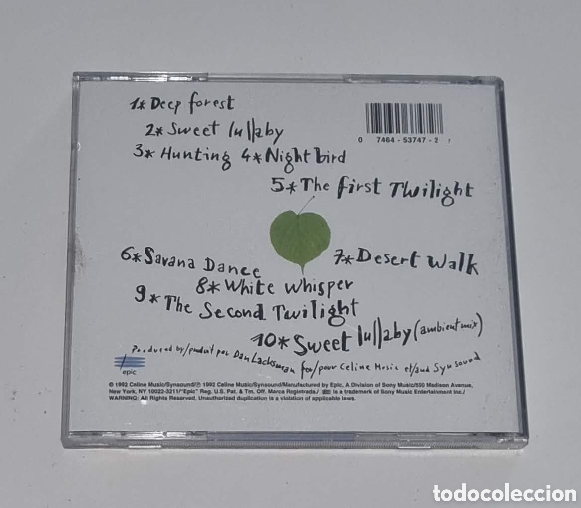 CDs de m&uacute;sica: DEEP FOREST / CD 1993 US / DEEP FOREST - Foto 3
