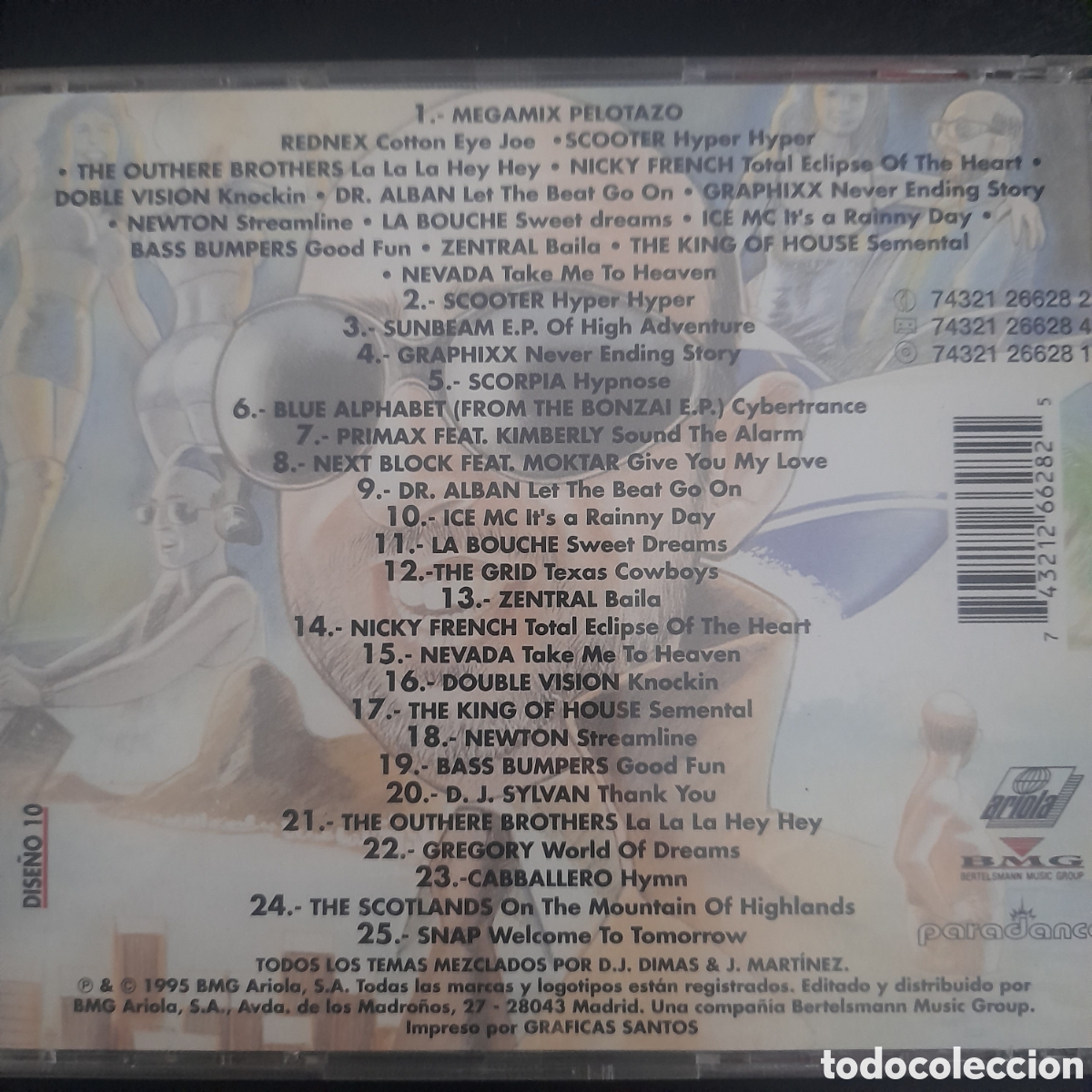 CDs de m&uacute;sica: Varios &ndash; Pelotazo Mix. CD, Mixed, 1995 - Foto 4