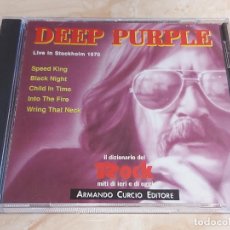 CDs de Música: DEEP PURPLE / IL DIZIONARIO DEL ROCK / LIVE IN STOCKHOLM 1970 / LIGERAS MARCAS