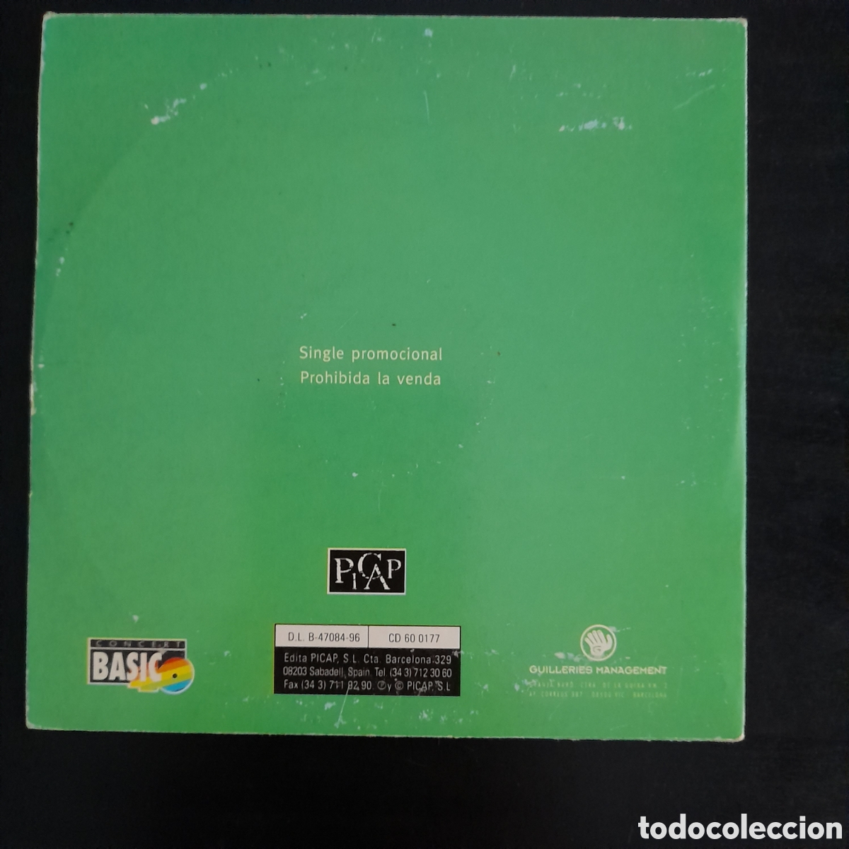 CDs de m&uacute;sica: Sau &ndash; El Teu Nom. CD, Single, Promo 1996 - Foto 2