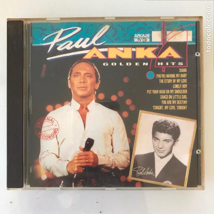CDs de m&uacute;sica: Paul Anka. Golden Hits. - Foto 1